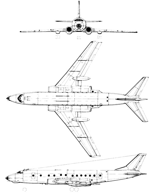 Tupolev Tu-124V Cookpot