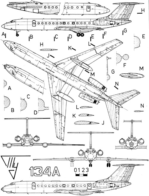 Tupolev Tu-134A Crusty