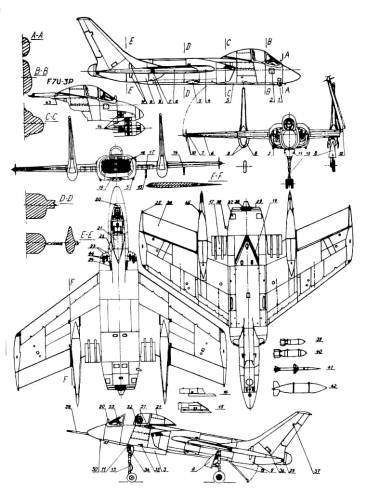 Vought F-7U Cutlass