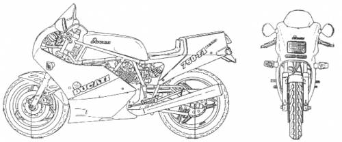 Ducati 750 F1 F3
