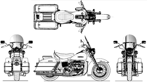 Harley-Davidson 1200 FLH (1972)