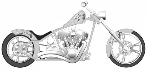 Harley-Davidson Torch Custom Chopper