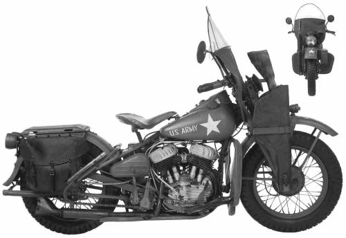 Harley-Davidson WLA Army (1942)