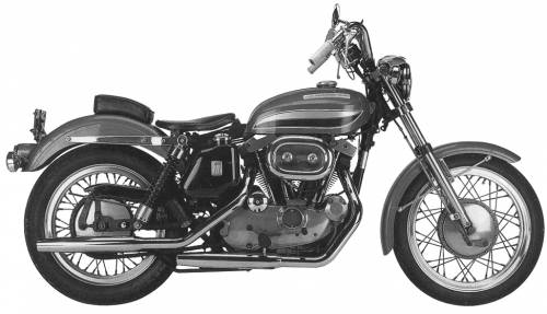 Harley-Davidson XLH (1972)