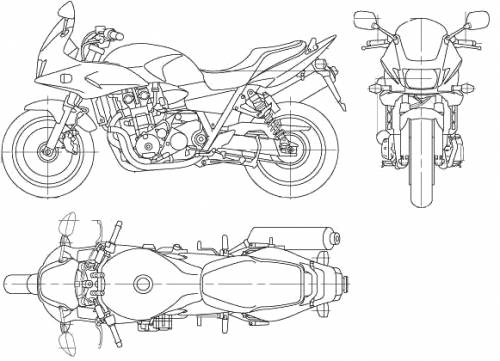 Honda CB1300 Super Bol Ddor