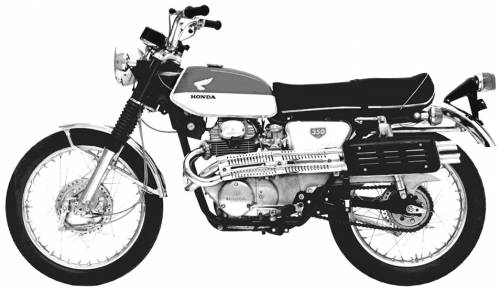 Honda CL350 Scrambler (1968)