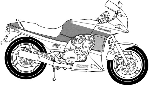 Kawasaki GPZ900R Ninja Type A7 (1990)