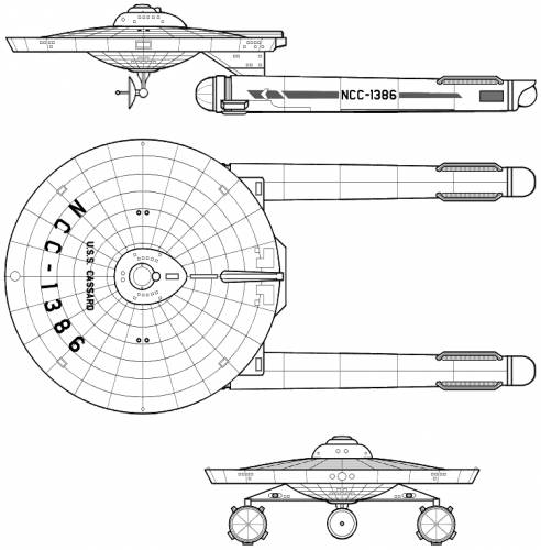 Cassard (NCC-1386) (Missile Destroyer)