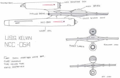 Kelvin Type Ship (Star trek Movie 2009)