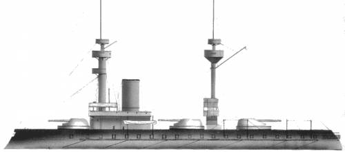 MNF Amiral Baudin (Battleship) (1888)