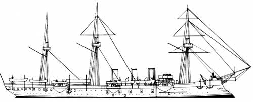 MNF Amiral Cecille (Cruiser) (1890)