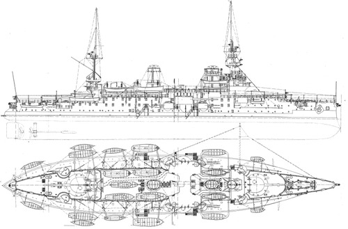 NMF Bouvet 1914 [Battleship]