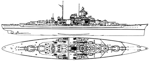 DKM Tirpitz 1944 (Battleship)