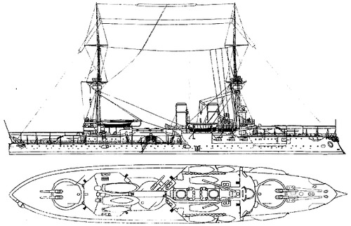 SMS Kurfurst Friedrich Wilhelm 1894 [Battleship]