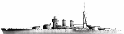 RN Cavour (Battleship) (1933)
