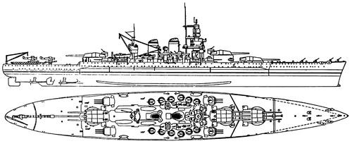 RN Vittorio Veneto 1943 [Battleship]