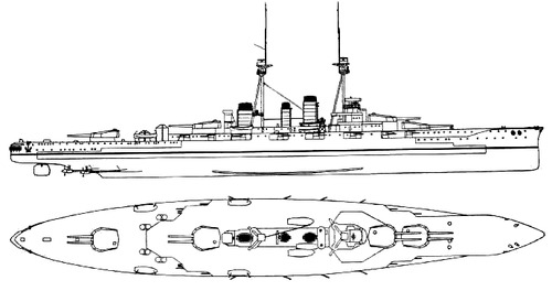IJN Kirishima 1915 [Battleship]
