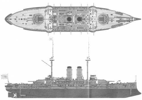 IJN Mikasa (Battleshhip) (1905)