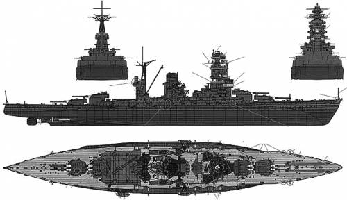 IJN Mutsu (Battleship)
