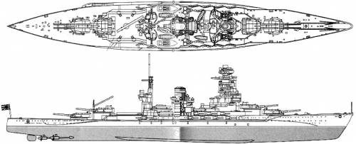 IJN Mutsu (Battleship) (1942)