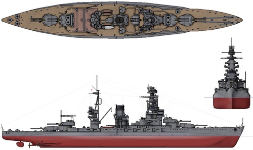 IJN Nagato 1944 [Battleship]