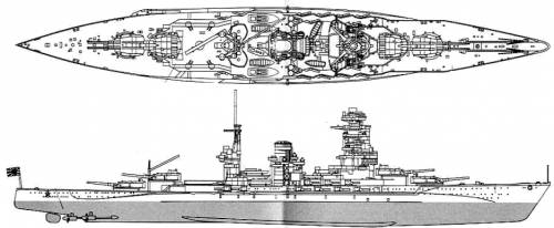 IJN Nagato (Battleship) (1942)