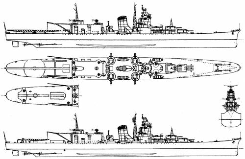 IJN Oyodo 1943-45 (Cruiser)