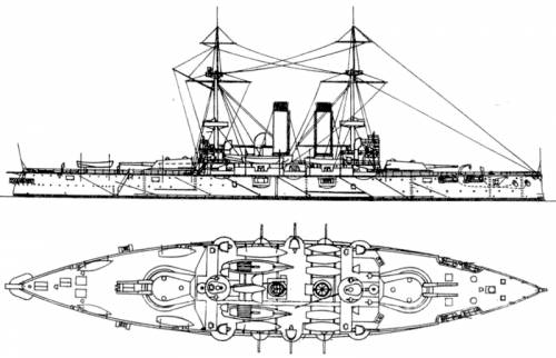 IJN Yashima (Battleship) (1905)