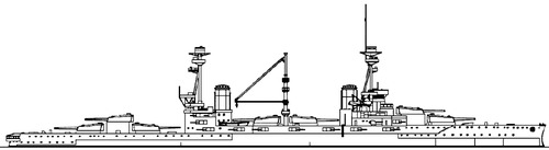 HMS Agincourt 1915 [Battleship]