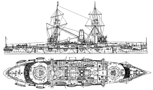 HMS Caesar 1898 [Battleship]