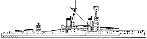 HMS Collingwood 1918 [Battleship]