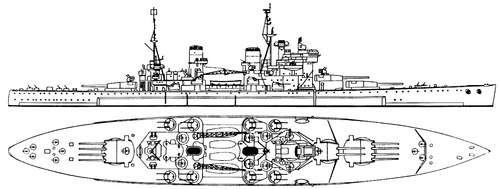HMS Howe 1946 [Battleship]