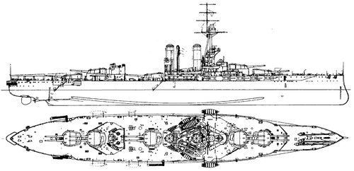 HMS Iron Duke 1916 [Battleship]