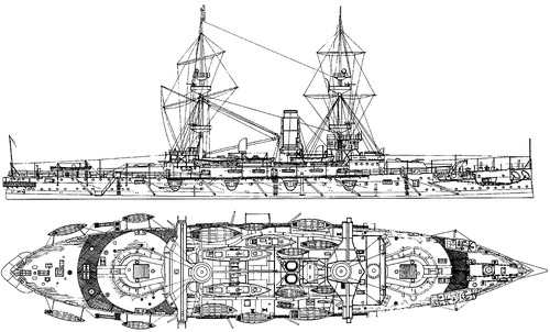 HMS Mars 1896 [Battleship]