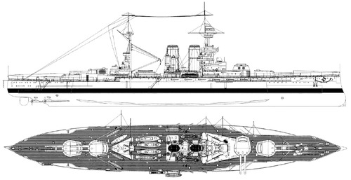 HMS Queen Elizabeth 1918 [Battleship]