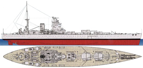 HMS Rodney 1939 [Battleship]