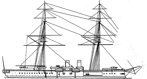 HMS Temeraire 1868 (Ironclad Battleship)