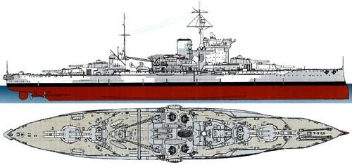HMS Warspite 1942 [Battleship]