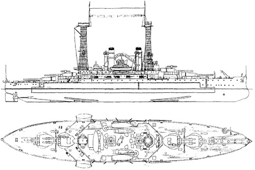 USS BB-26 South Carolina [Battleship] (1917)