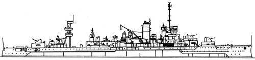 USS BB-32 Wyoming 1945 [Battleship]