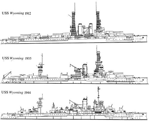 USS BB-32 Wyoming (Battleship)