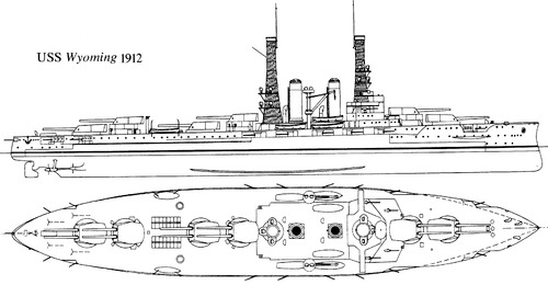 USS BB-32 Wyoming (Battleship) (1912)
