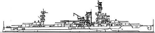 USS BB-33 Arkansas 1942 [Battleship]