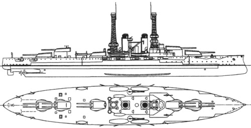 USS BB-34 New York (1918)