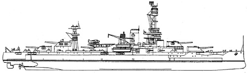USS BB-35 Texas 1942 [Battleship]