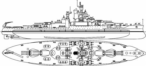 USS BB-36 Nevada (1942)