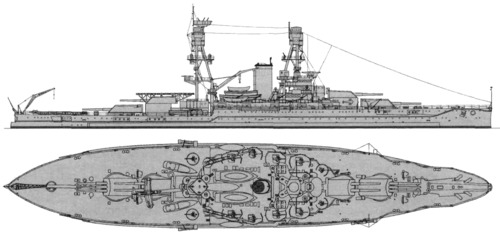 USS BB-37 Oklahoma (1941)