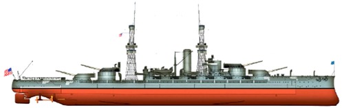 USS BB-38 Pennsylvania1941 [Battleship]