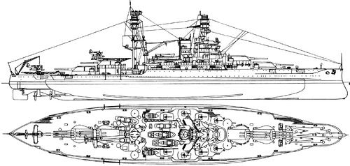 USS BB-39 Arizona 1941 [Battleship]