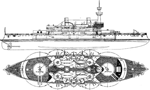 USS BB-3 Oregon (Battleship) (1893)